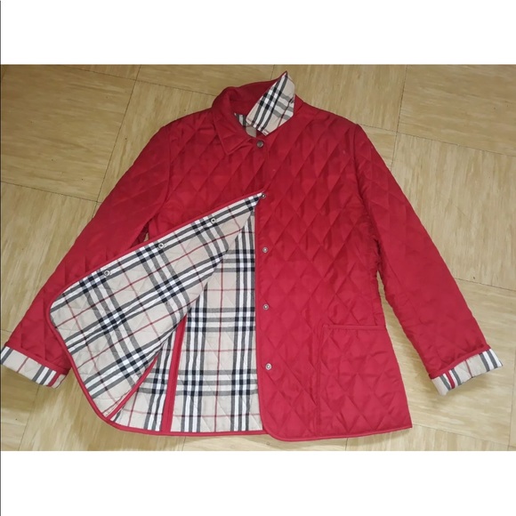 Burberry London Nova Chk Quilted Jacket Size Sm - Picture 3 of 8